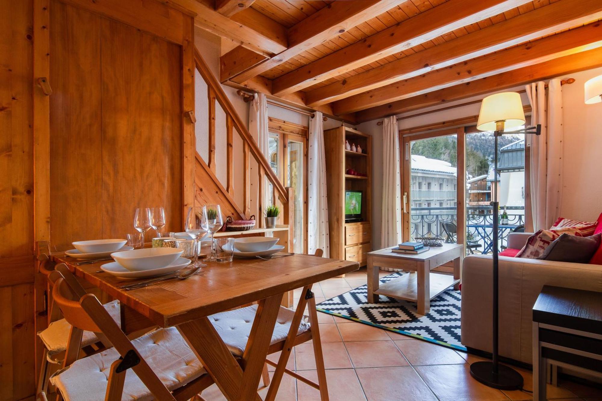 Residence Le Cristal - Lognan 8 - Happy Rentals シャモニー エクステリア 写真